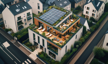 Panneaux solaires sur toit terrasse